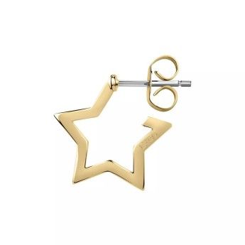 Mono Orecchino Donna La Petite Story LPS02ARQ147 in ottone pvd gold a forma di stella collezione Single Earrings