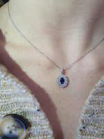 Collana Donna GIORGIO VISCONTI in oro, zaffiro blu e diamanti  -  GB38963BZ - immagine 2