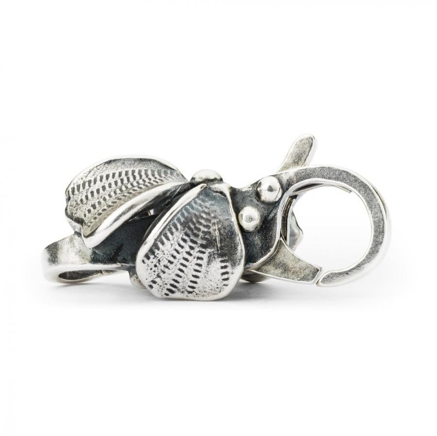 Chiusura TROLLBEADS  “Corolla con Perla” in Argento 925 e Perla  -  TAGLO-00094