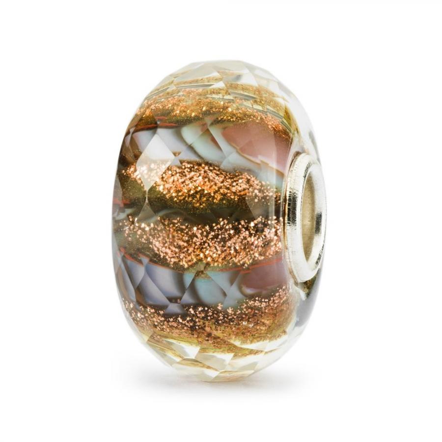 Beads Trollbeads TGLBE-30081 “Sole e Terra” in vetro