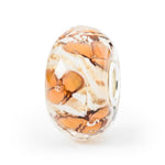 Beads Trollbeads TGLBE-30083   “Orchidea Corallo” in vetro