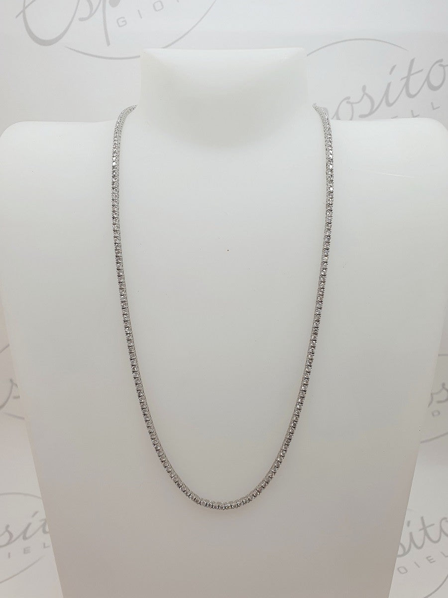 Collana Tennis Donna POESIA BY CRIERI Supernova - GTESNK350WP1420 - immagine 2