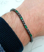 Bracciale Tennis Uomo CRIERI Lucciole - BTEPPK595NEN190 - immagine 2