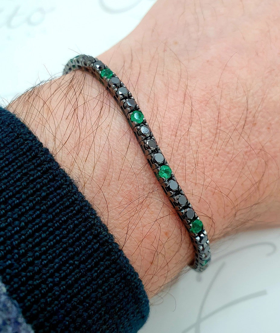 Bracciale Tennis Uomo CRIERI Lucciole - BTEPPK595NEN190