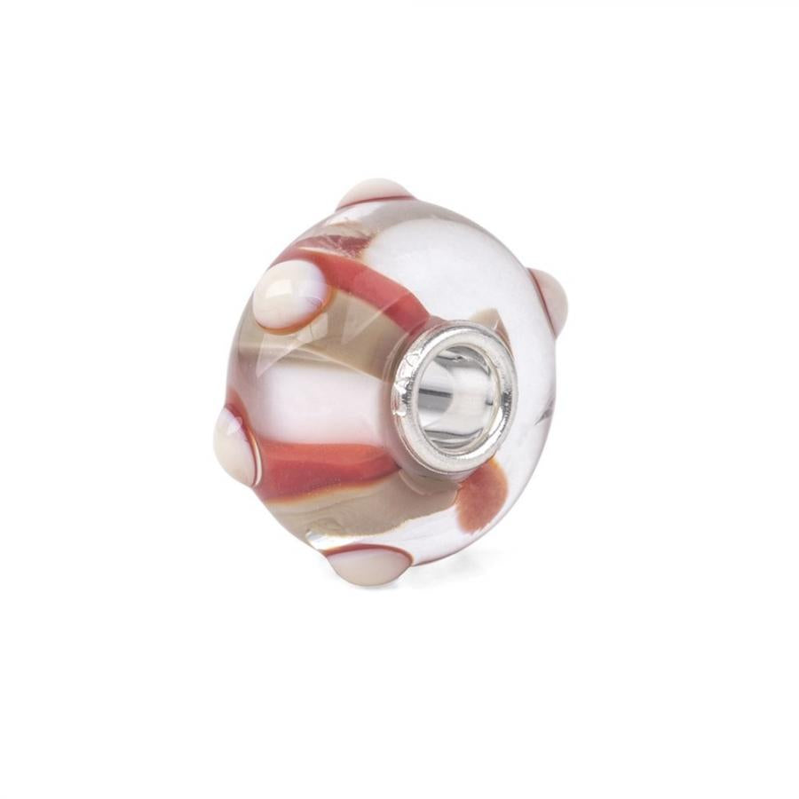 Beads Trollbeads TGLBE-20300  “Pois Romantico” in vetro collezione Thun by Trollbeads