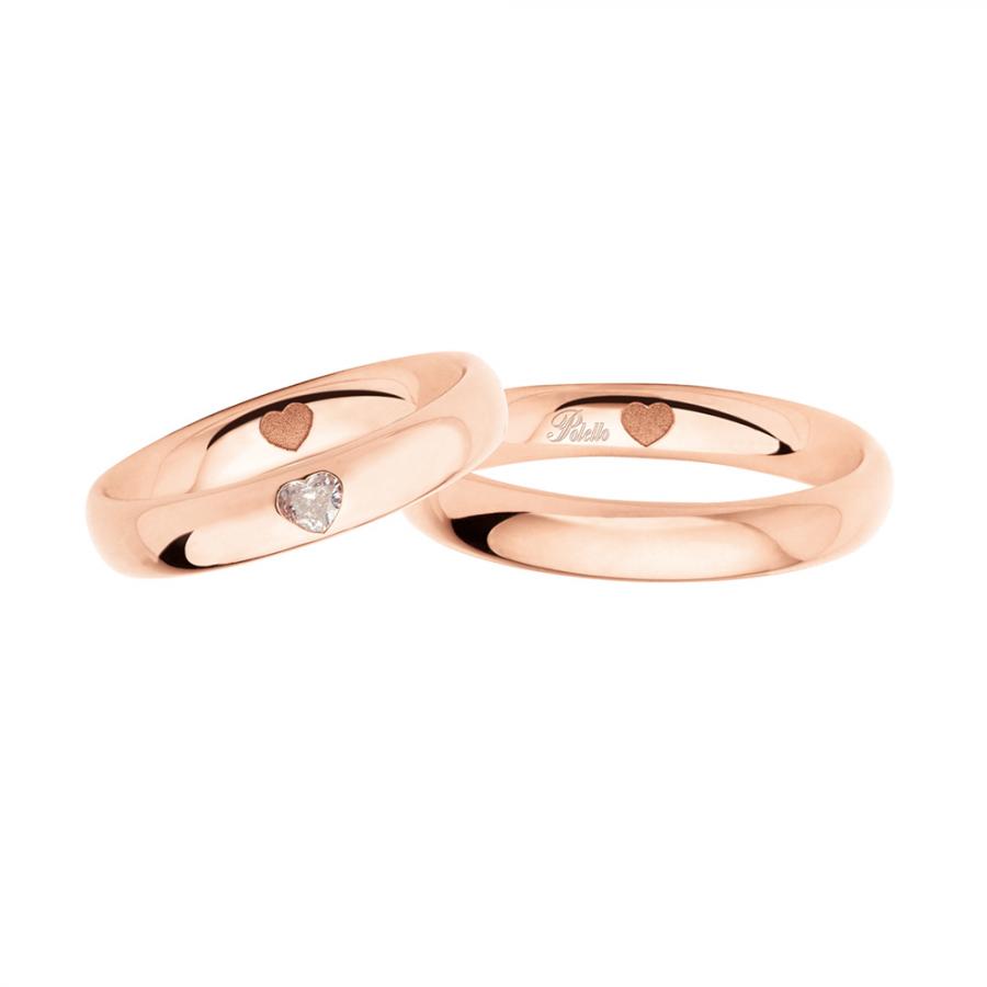 Coppia Fedi POLELLO Cuori - 2977DR-2977UR