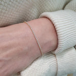 Bracciale Tennis Donna in ORO 750 (18KT) - 1539.BR28438:58M7