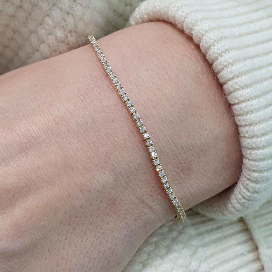 Bracciale Tennis Donna in ORO 750 (18KT) - 2499.BR14732:92M15