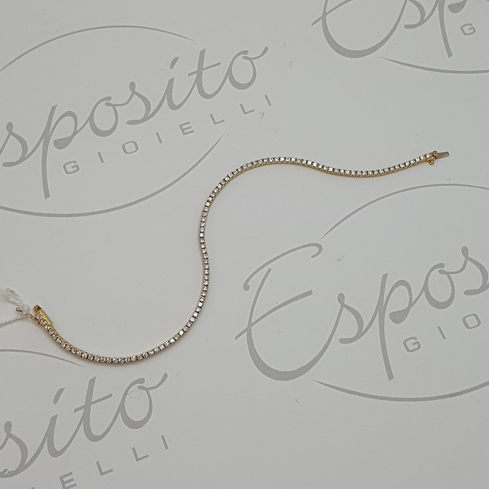 Bracciale Tennis Donna in ORO 750 (18KT) - 2499.BR14732:92M15 - immagine 3