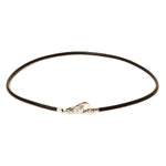 Collana Trollbeads TLENE-00004 in cuoio nero lunghezza 50 cm