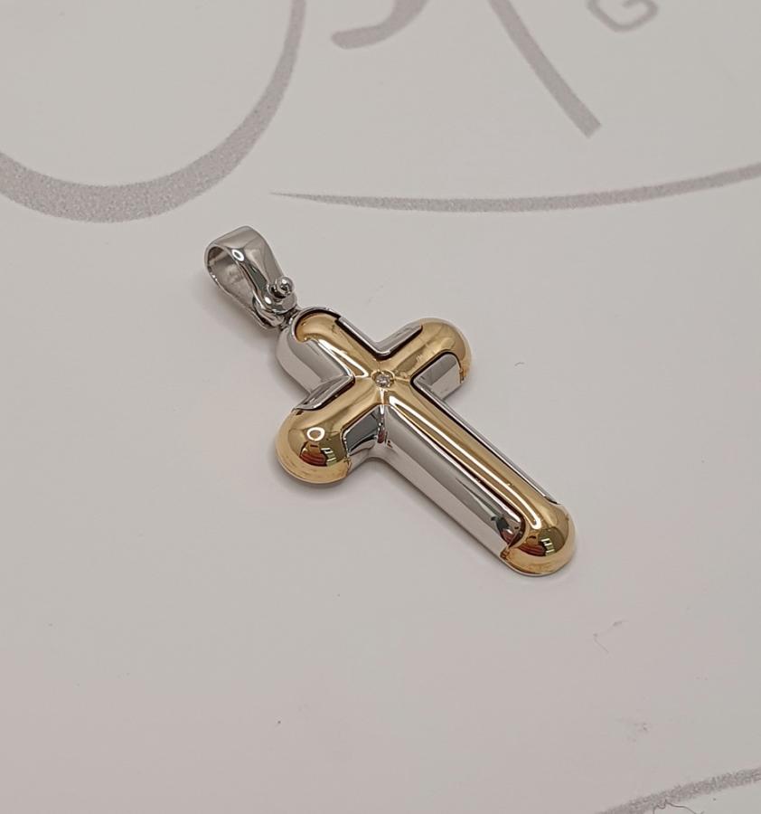 Pendente Croce ORO 750 (18KT) - 2185.CR180X42M12