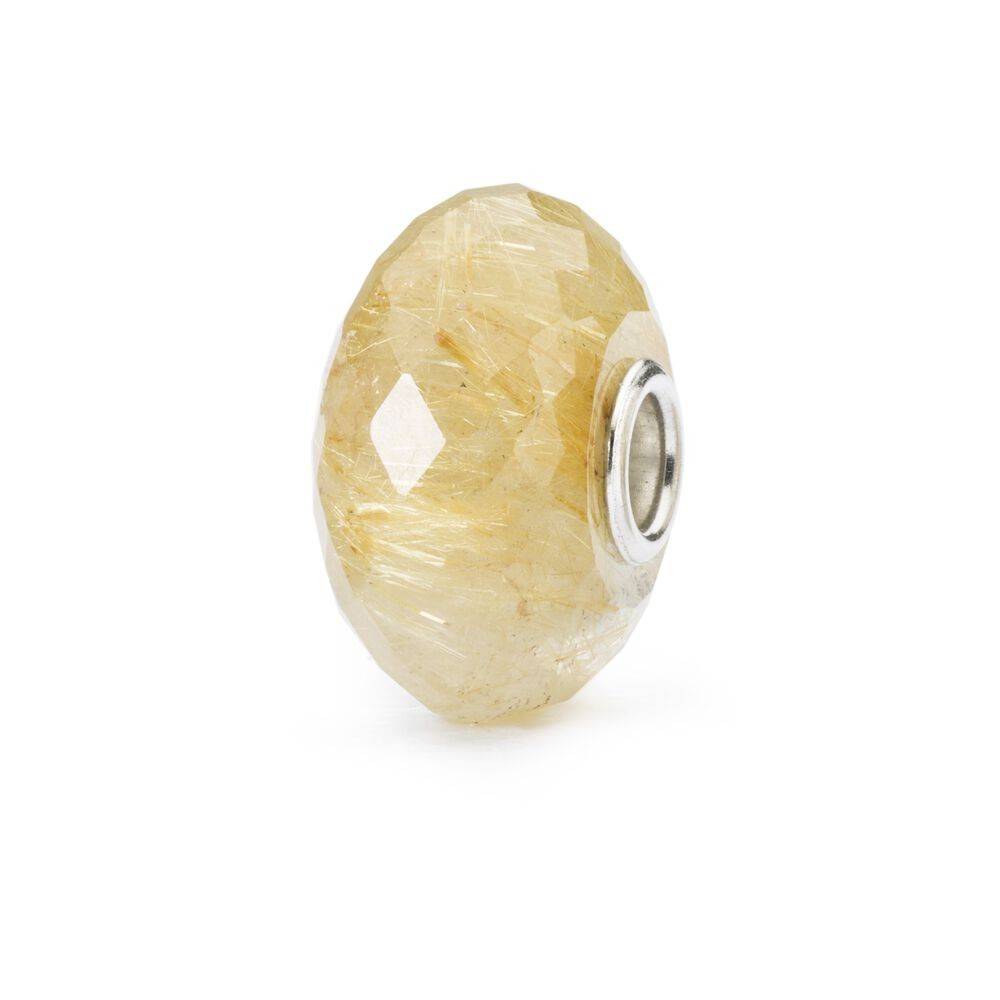 Beads Trollbeads TSTBE-30004  “Quarzo Rutilato” in pietra preziosa - immagine 4