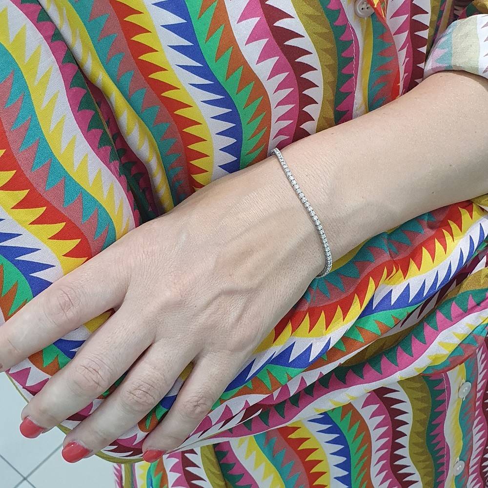 Bracciale Tennis Donna POESIA BY CRIERI Ares - BTEAAK160WK1180 - immagine 3