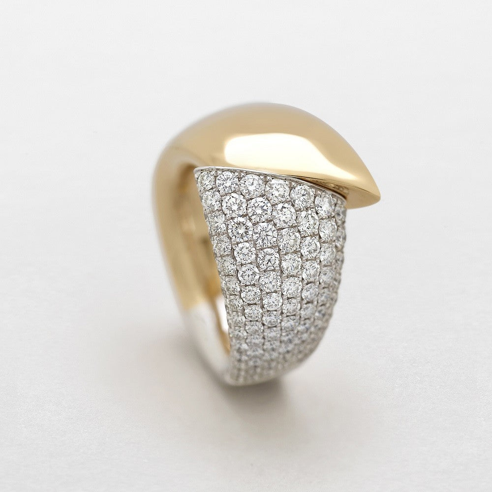 Anello Donna GIORGIO VISCONTI in oro e diamanti collezione Toujours Ensemble  -  A16830