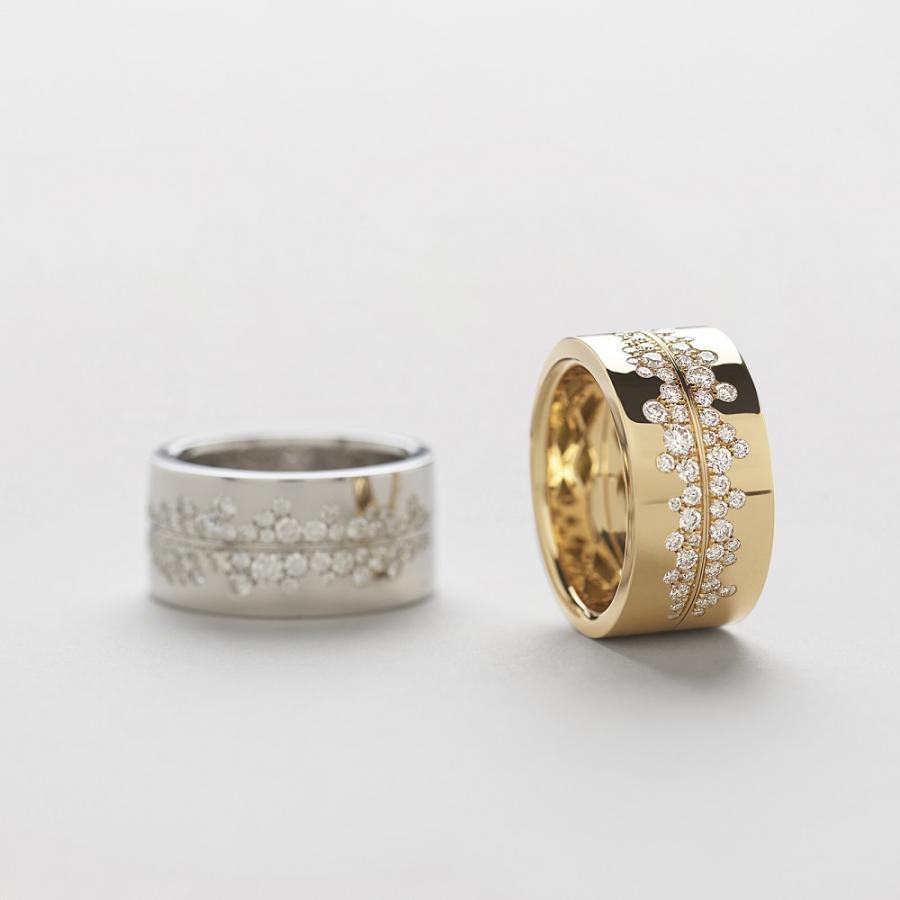Anello Donna GIORGIO VISCONTI in oro e diamanti collezione Harmonie  -  AB16655
