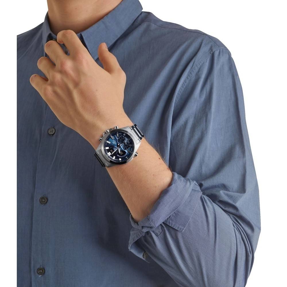 Orologio Uomo CASIO  collezione Edifice  -  ECB-30D-2AEF