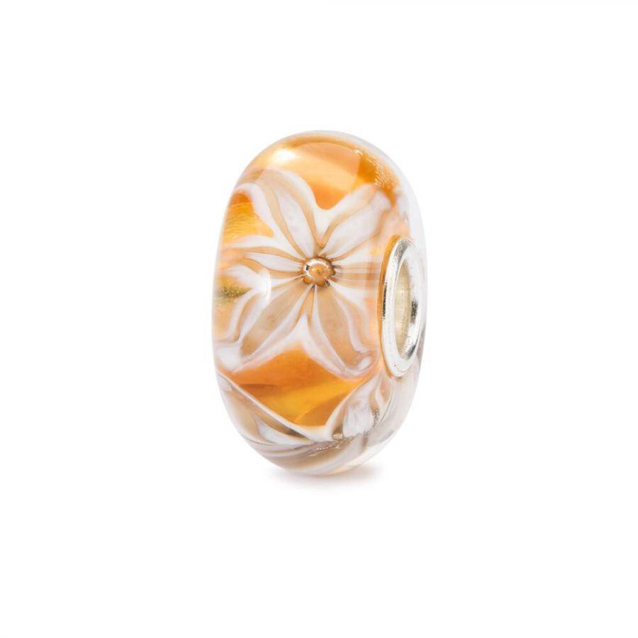 Beads Trollbeads TGLBE-10437  “Fiore di Grazia”  in vetro