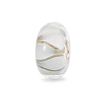Beads Trollbeads TGLBE-10440  “Tulipani Bianchi”  in vetro