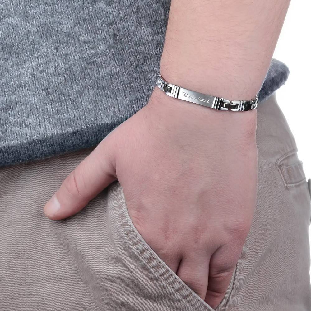Bracciale Uomo MASERATI Iconic - JM218AMF03 - immagine 3