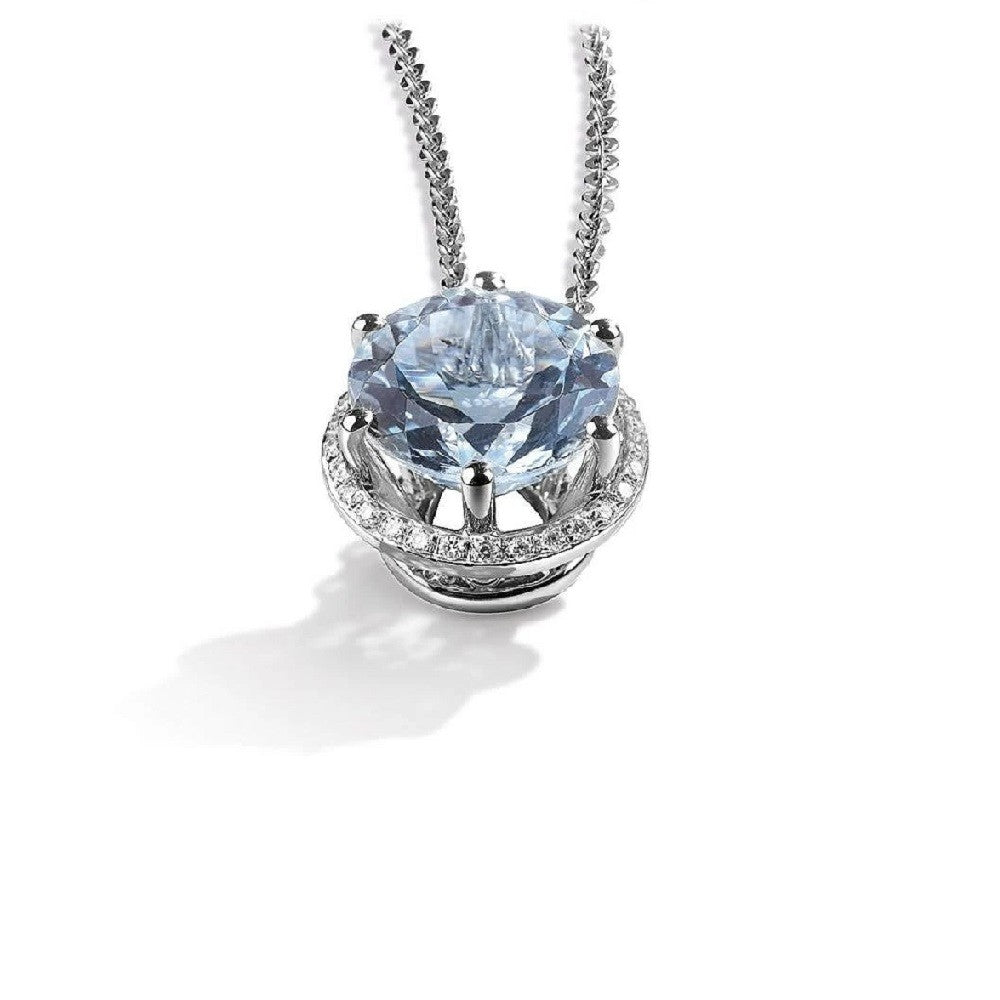 Collana Donna DAMIANI in oro, acquamarina e diamanti collezione Minou  -  20072792