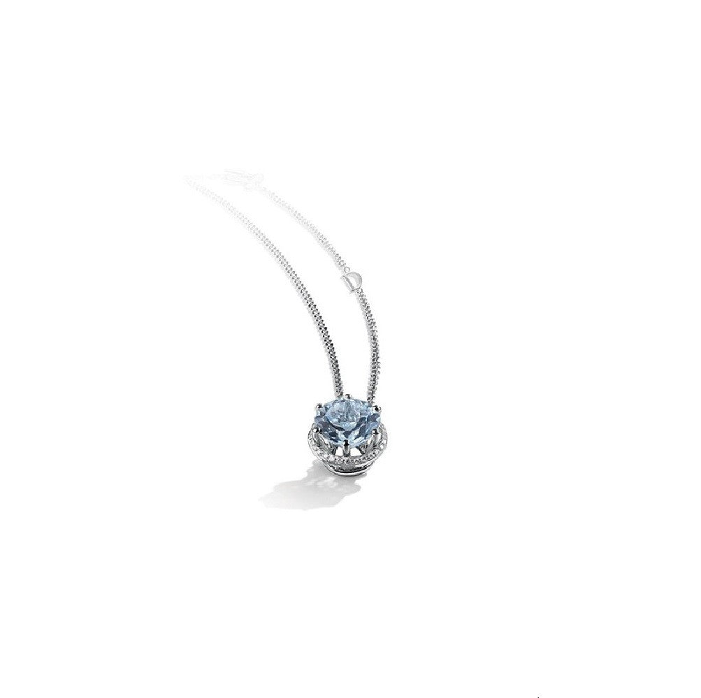 Collana Donna DAMIANI in oro, acquamarina e diamanti collezione Minou  -  20076499 - immagine 2