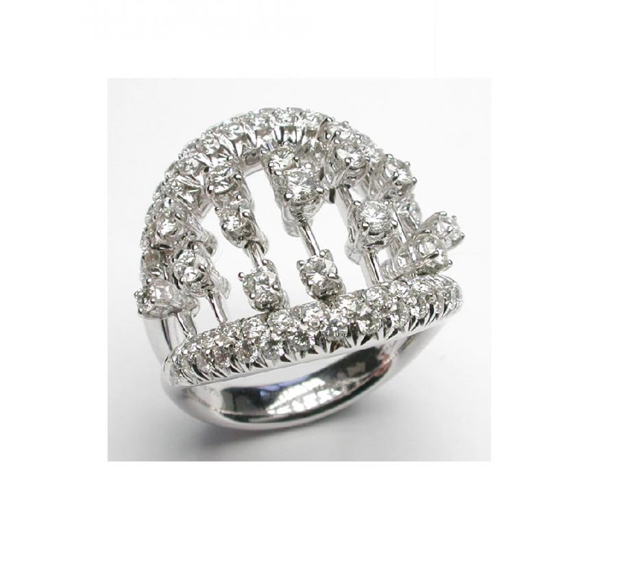 Anello Donna DAMIANI in oro e diamanti collezione Abacus  -  20014920