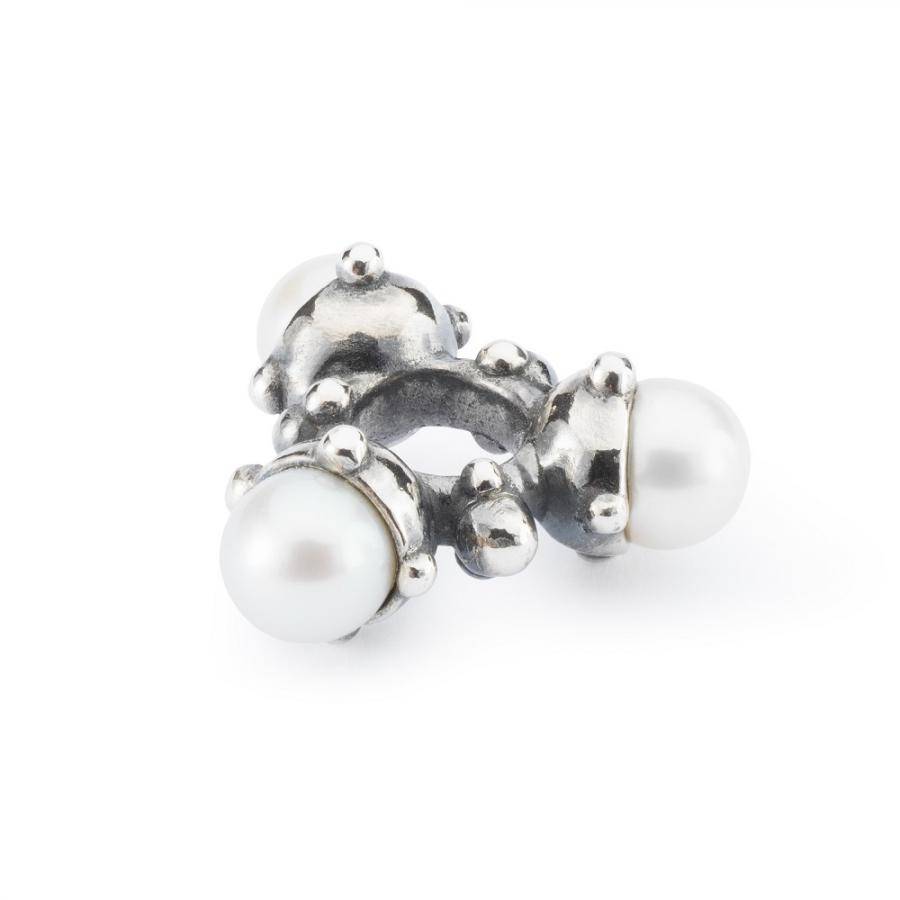 Beads Trollbeads TAGBE-00291   “Perle di Luce”  in argento 925 e perle