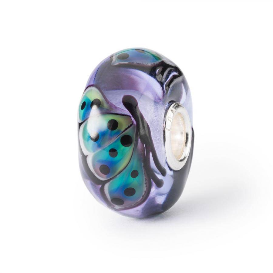 Beads TROLLBEADS   -   Battito D’Ali  -   in Vetro   -  TGLBE-20349