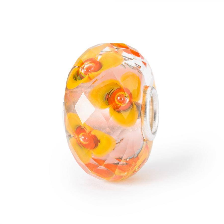 Beads Trollbeads TGLBE-30089   Fiori dal Cuore in vetro