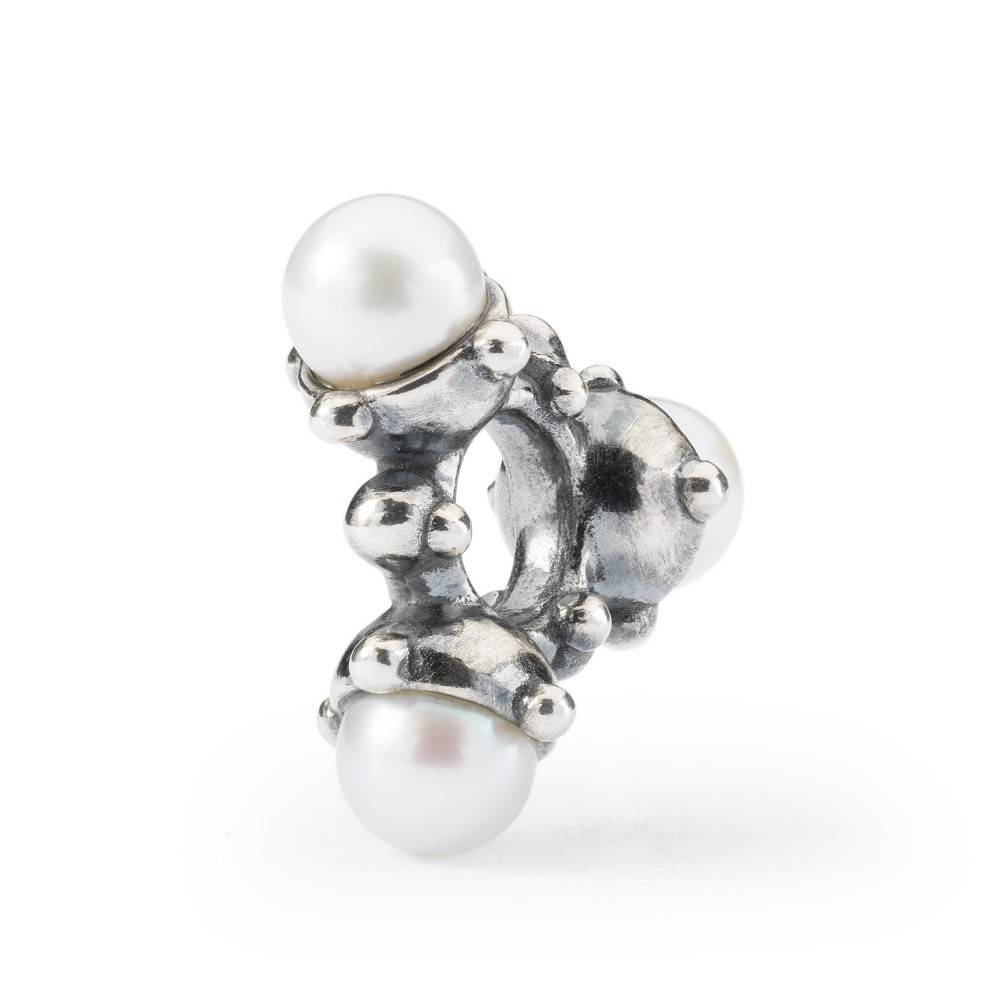 Beads Trollbeads TAGBE-00291   “Perle di Luce”  in argento 925 e perle