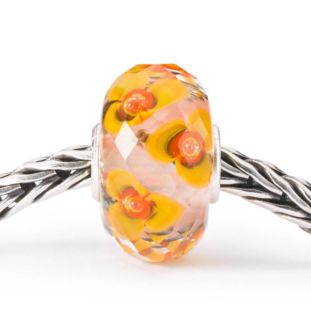 Beads Trollbeads TGLBE-30089   Fiori dal Cuore in vetro - immagine 2