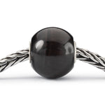 Beads Trollbeads TSTBE-10019   “Occhio di Gatto Nero Rotondo Grande”  in pietra preziosa - immagine 2