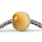 Beads TROLLBEADS   -   Onice di Gatto Rotondo Grande   -   in Pietra Preziosa   -   TSTBE-10020 - immagine 2