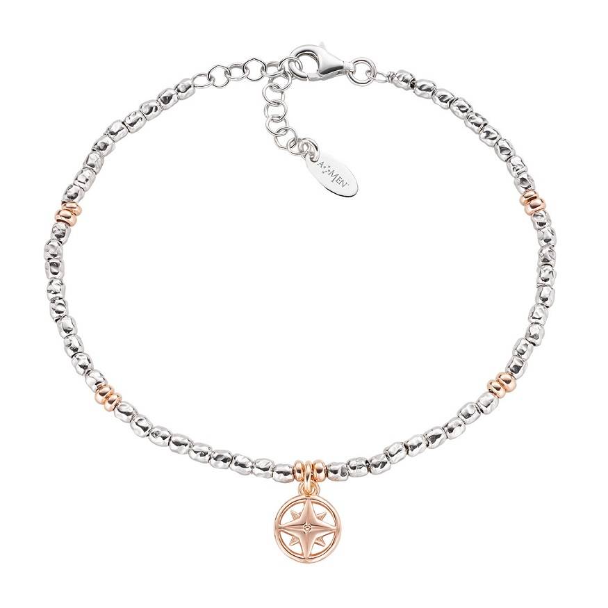 Bracciale Uomo AMEN collezione Elementi  -  BRDO1RVBR