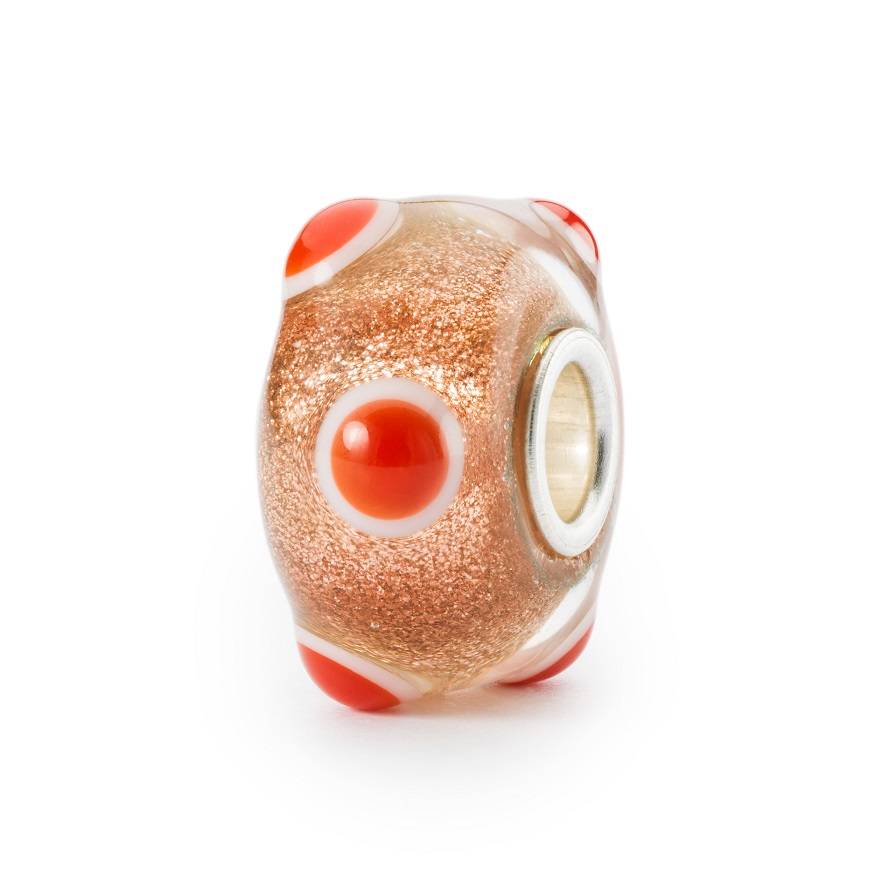 Beads TROLLBEADS “Pois Stella Incantata” collezione Thun by Trollbeads in vetro  -  TGLBE-20324