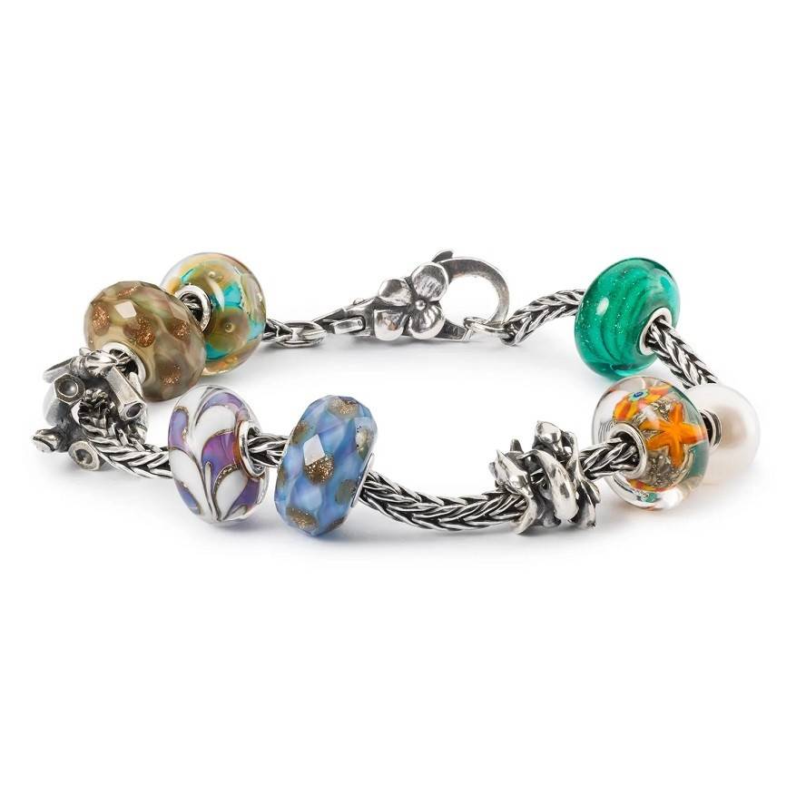 Beads TROLLBEADS   “Cielo da Sogno” in vetro - TGLBE-20354 - immagine 4