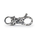 Chiusura TROLLBEADS   “Fiocchi di Neve” in argento 925  -  TAGLO-00110