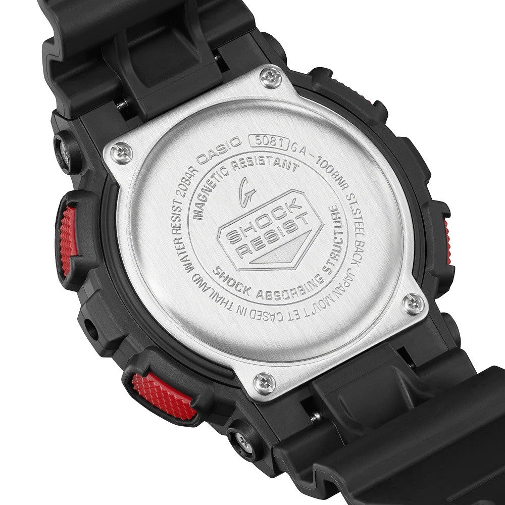 Orologio Uomo CASIO G-Shock  -  GA-100BNR-1AER - immagine 4