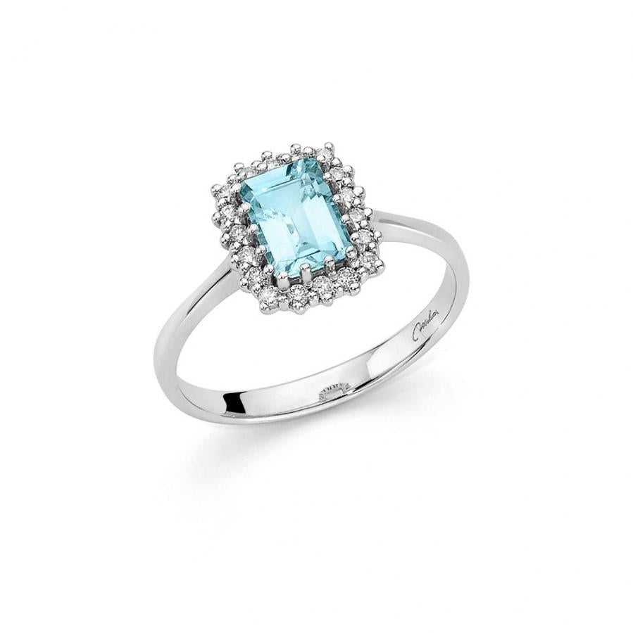 Anello Donna MILUNA Acquamarina - LID3194