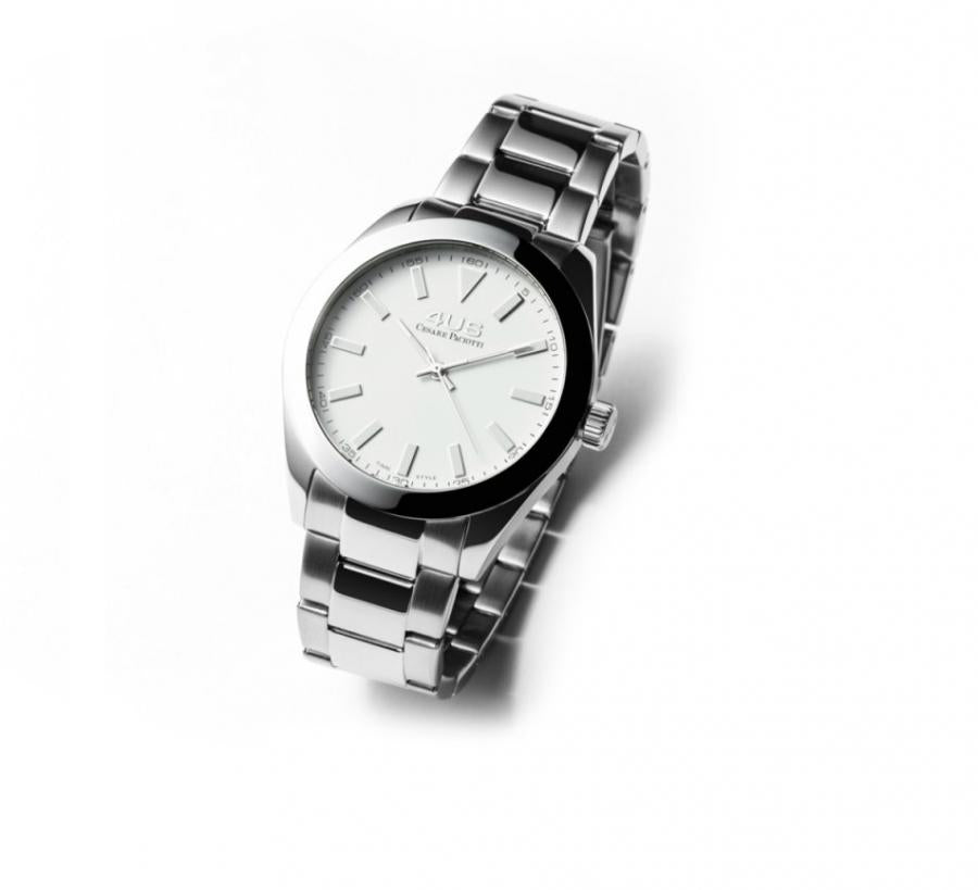 Orologio Unisex 4US CESARE PACIOTTI  Smooth Steel White  -  T4LS196