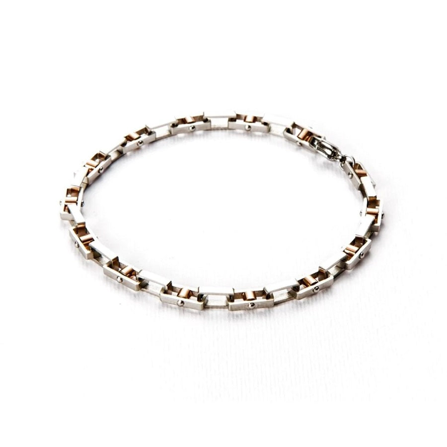 Bracciale Uomo 4US CESARE PACIOTTI  -  Steel Roller White  -  4UBR1253