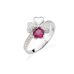 Anello Donna Gioielli AMEN  -  Quadricuore  -  RQUBR-14