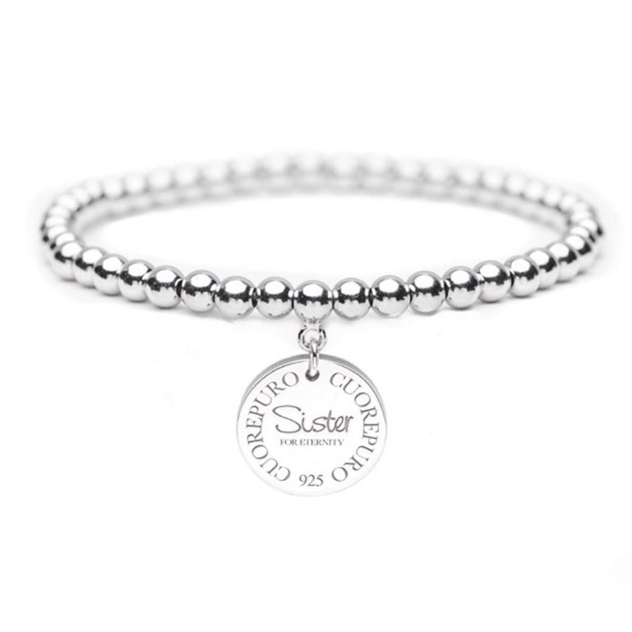 Bracciale Donna Gioielli CUOREPURO ITALIA  -  Cerchio della Vita  -   BRP04SR