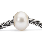 Beads TROLLBEADS Perla Bianca in Argento 925 - TAGBE-00085 - immagine 4