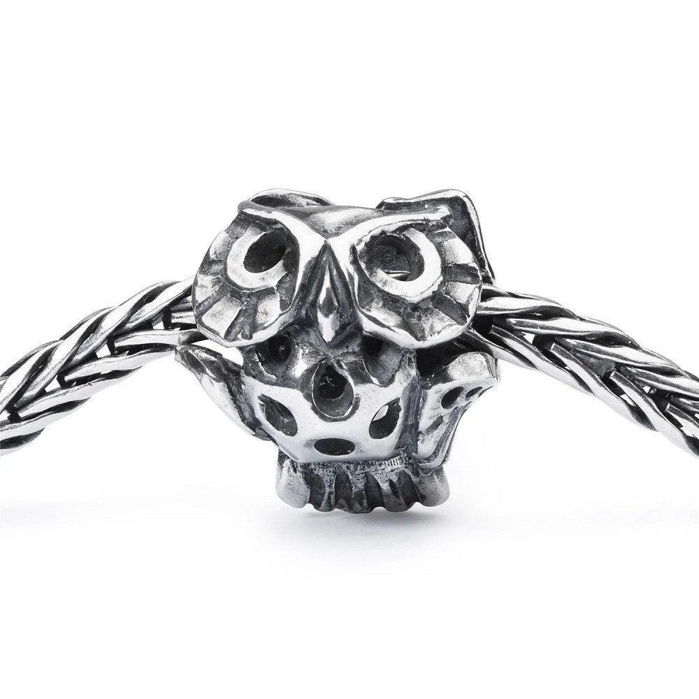 Beads TROLLBEADS   -   Gufo Saggio   -   in Argento 925‰   -   TAGBE-30140 - immagine 4