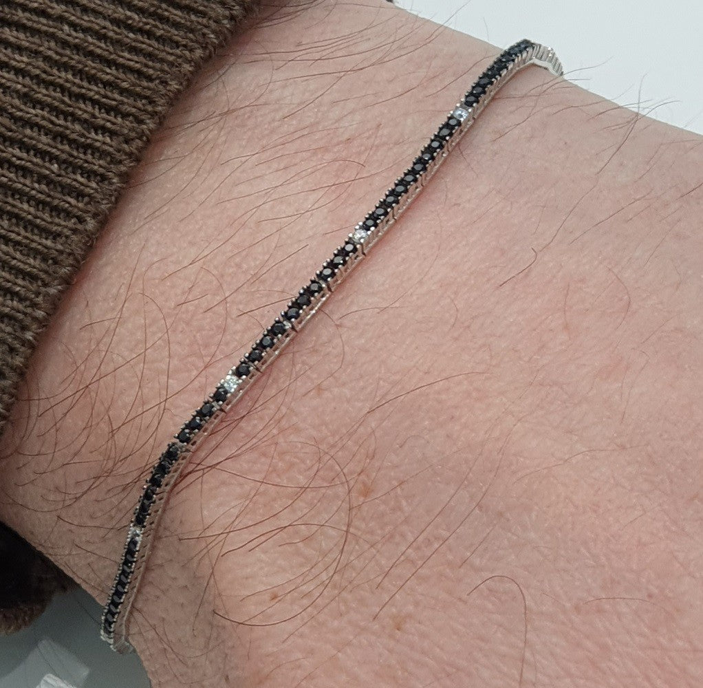 Bracciale Uomo Tennis ORO 750 (18KT) - 2490.BR22652:80M15