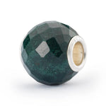 Beads TROLLBEADS Calcedonio Verde Rotondo Sfaccettato in Pietra Preziosa - TSTBE-00034