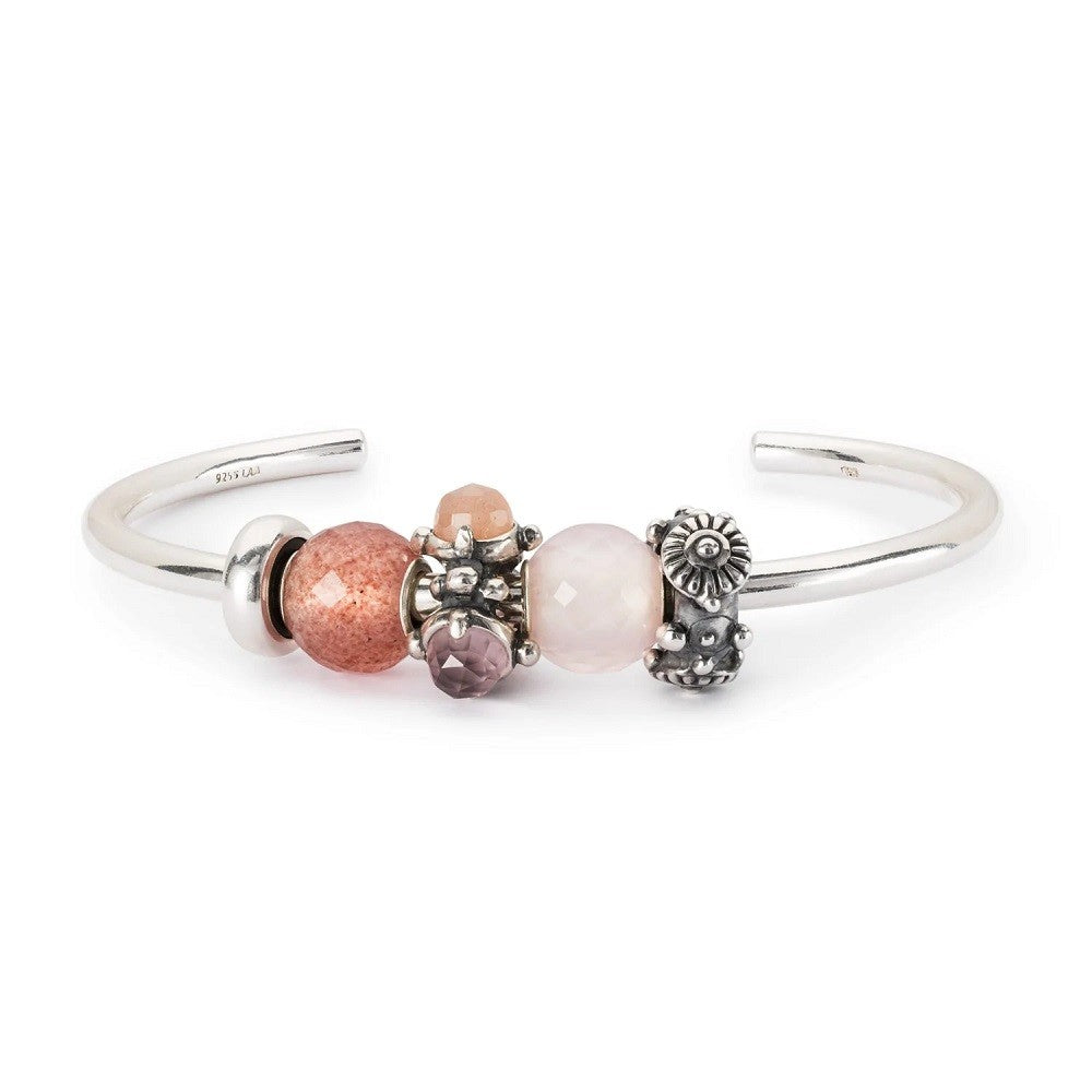 Beads TROLLBEADS Quarzo Fragola Rotondo Sfaccettato in Pietra Preziosa - TSTBE-00033 - immagine 3