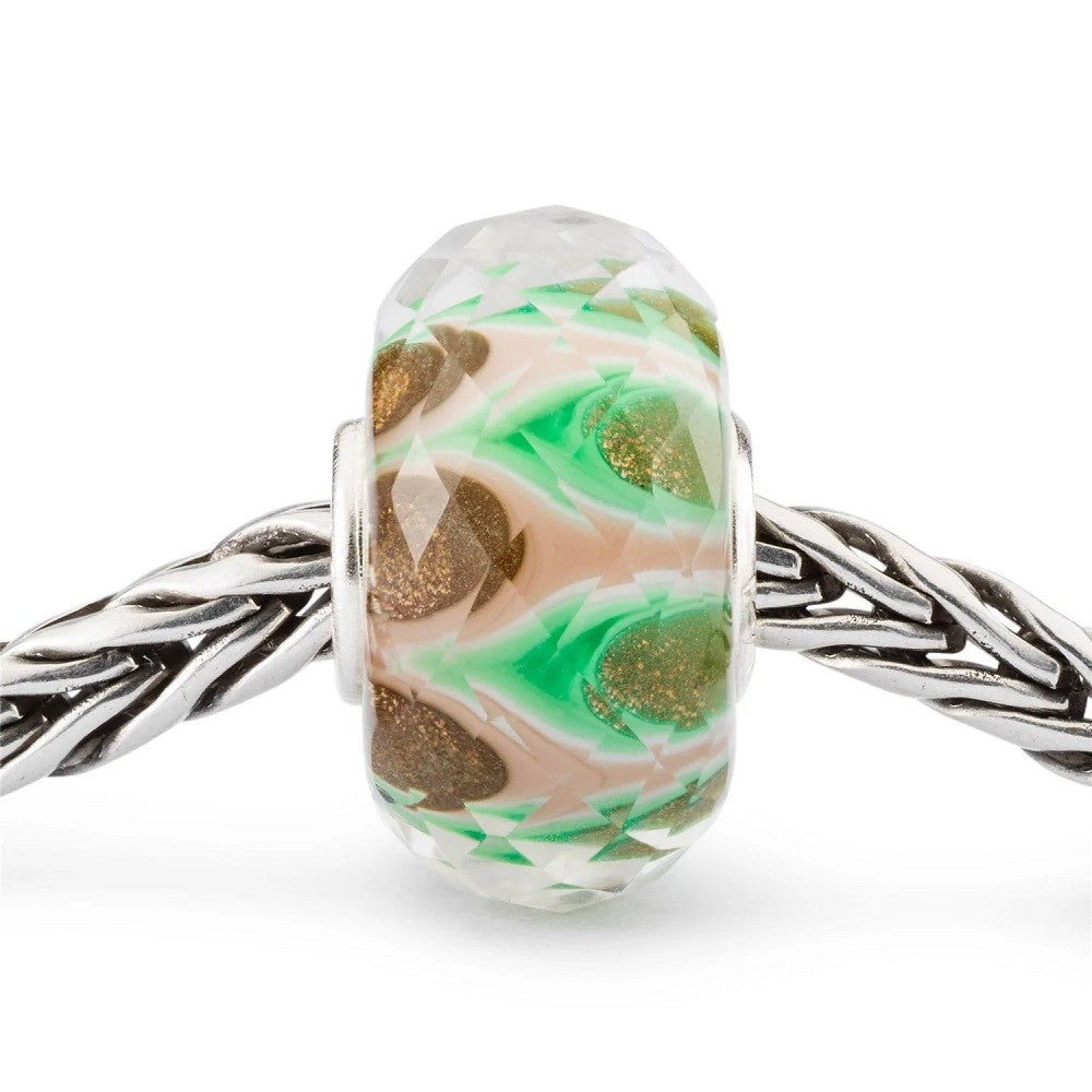 Beads TROLLBEADS   -   Sinfonia Smeraldo   -   in Vetro   -   TGLBE-30104 - immagine 2