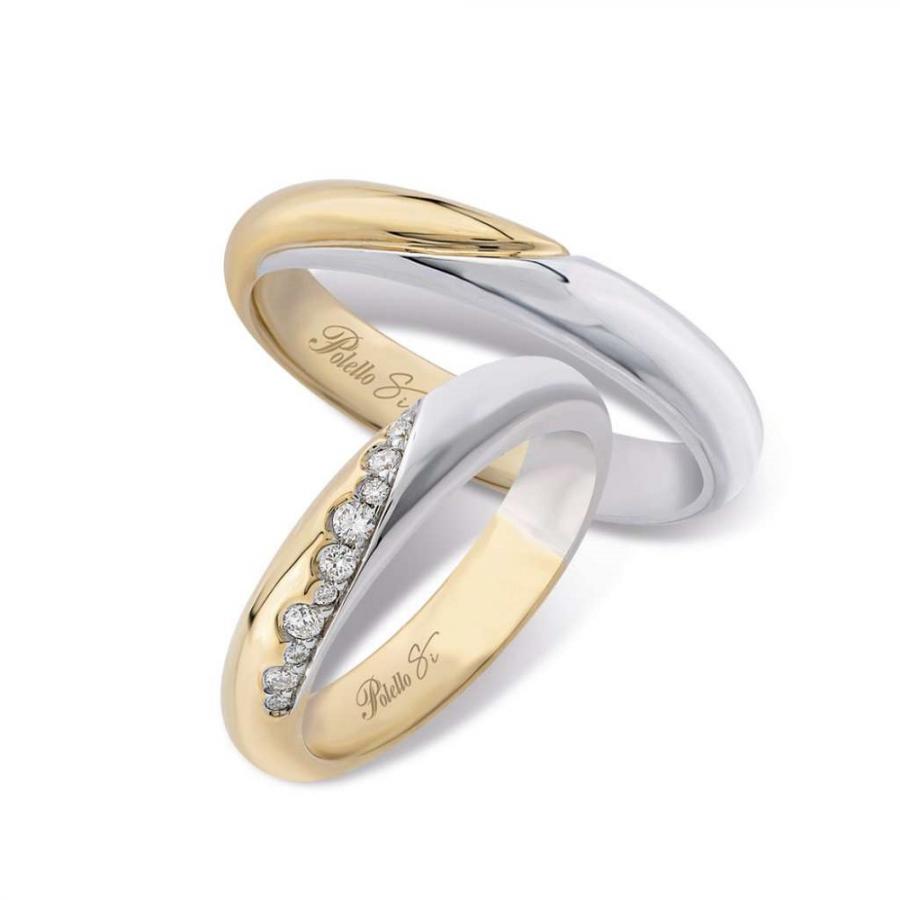 Coppia Fedi POLELLO Una Scelta D’Amore - 3305DBG - 3305UBG